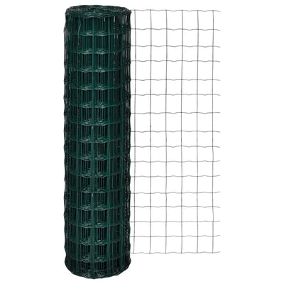 Euro Fence Steel 10 x 1.5 m Green