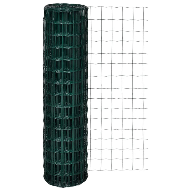 Euro Fence Steel 10 x 1.5 m Green