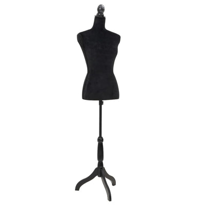 Ladies Bust Display Black Female Dressmakers Dummy Mannequin