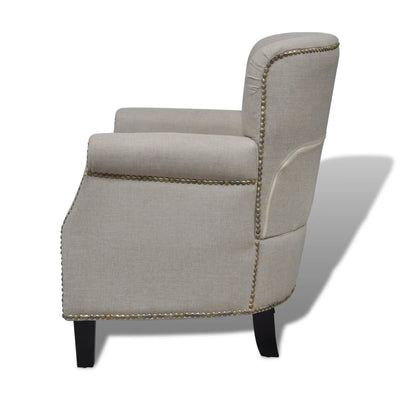 Armchair Grey Fabric