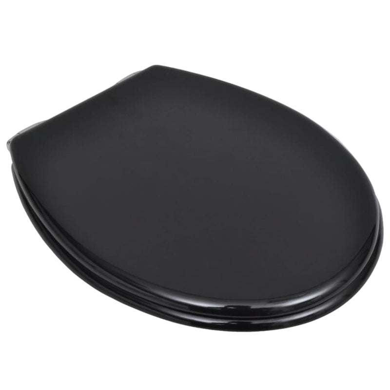 Toilet Seats with Soft Close Lids MDF Black