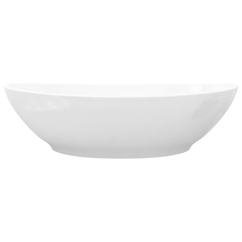 Luxury Ceramic Basin Oval-shaped Sink White 40 x 33 cm