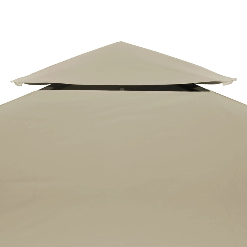 Water-proof Gazebo Cover Canopy Replacement 310 g / m² Beige 3 x 3 m