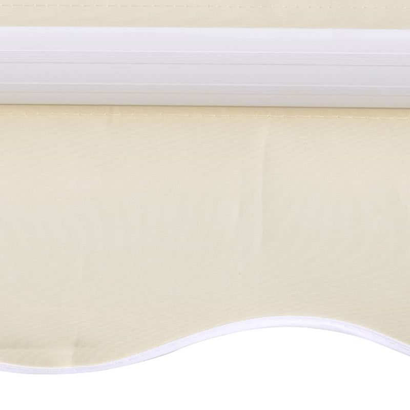 Awning Top Sunshade Canvas Cream 3x2.5m