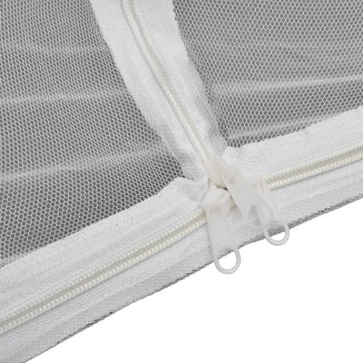 Mongolia Net Mosquito Net 2 Doors 200 x 180 x 150 cm White