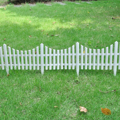 White Lawn Divider 17 pcs / 10 m