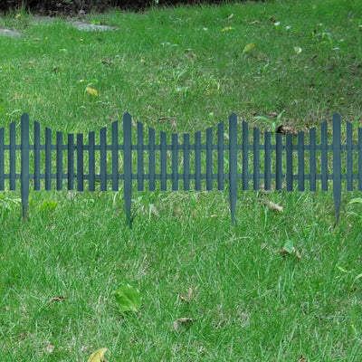 17 pcs Lawn Dividers 10 m Green