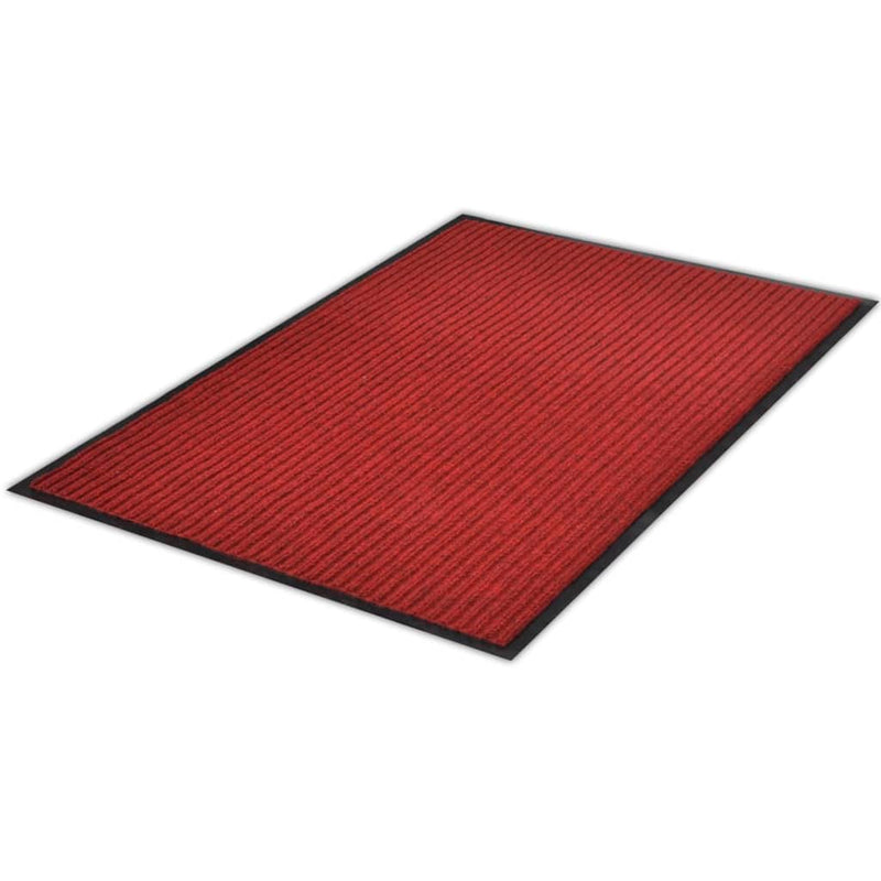 Door Mat 90 x 60 cm PVC Red