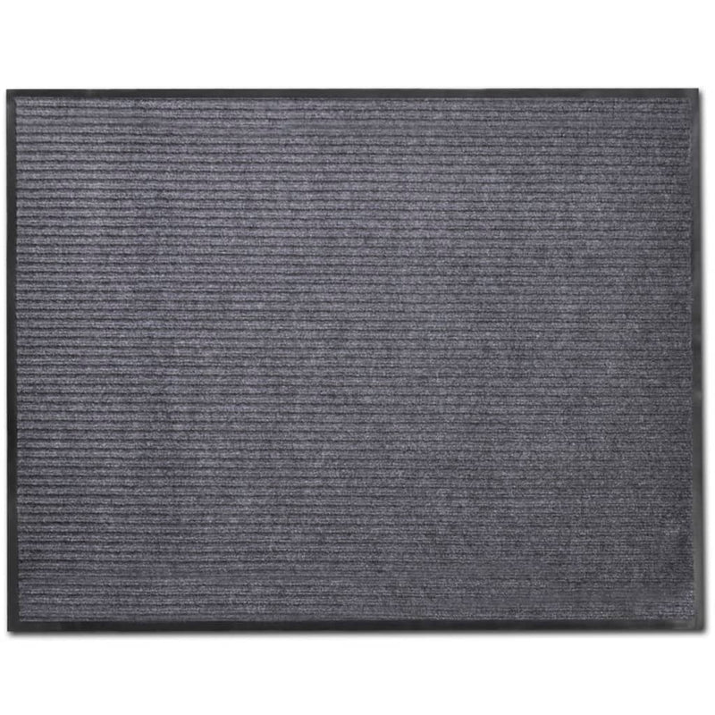 Grey PVC Door Mat 90 x 120 cm