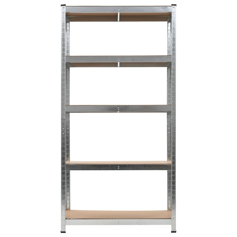 Storage Shelf Silver 2 pcs