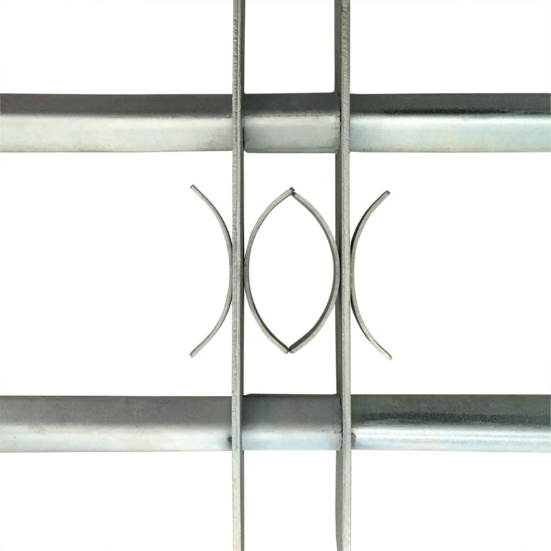 Adjustable Security Grille for Windows with 2 Crossbars 700-1050 mm