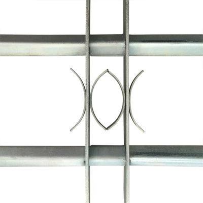 Adjustable Security Grille for Windows with 2 Crossbars 1000-1500 mm