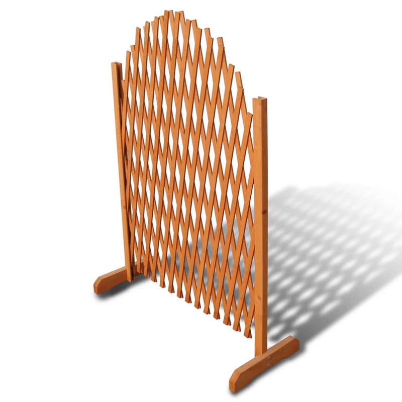 Trellis Fence Solid Wood 180x100 cm