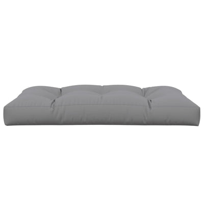 Pallet Cushion 120x80x12 cm Grey Fabric