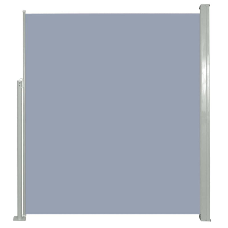 Patio Retractable Side Awning 160 x 300 cm Grey