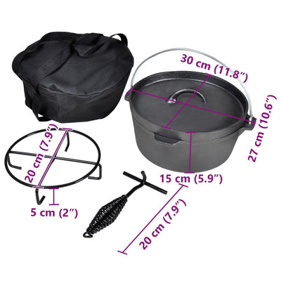 Dutch Oven 4.2 L including Accessories