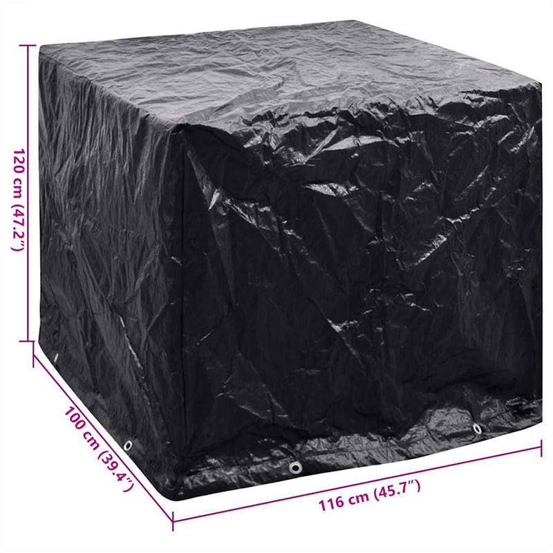 IBC Container Cover 8 Eyelets 116x100x120 cm