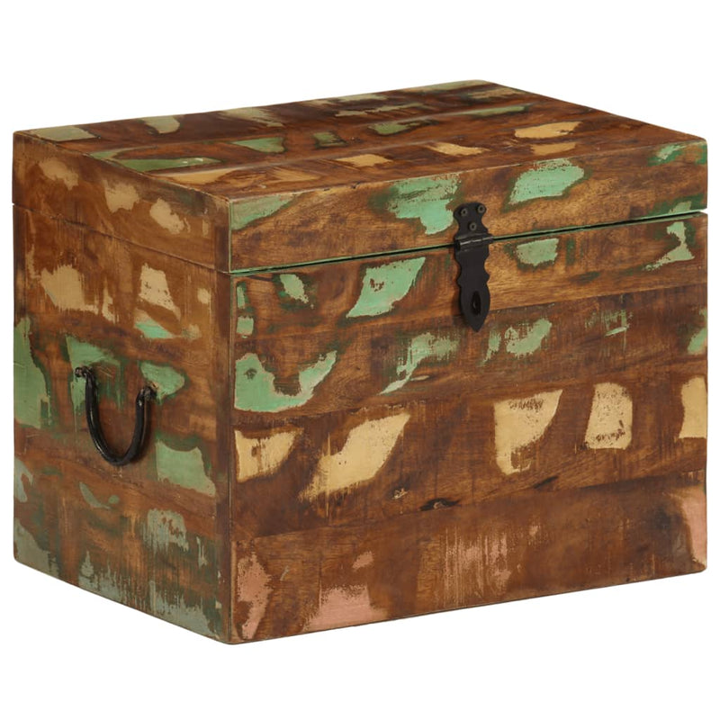 Reclaimed Storage Box Solid Wood