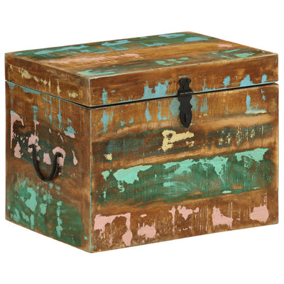 Reclaimed Storage Box Solid Wood