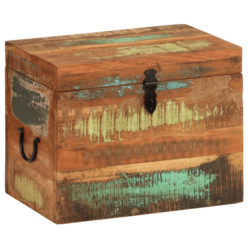 Reclaimed Storage Box Solid Wood