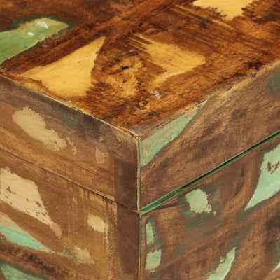 Reclaimed Storage Box Solid Wood