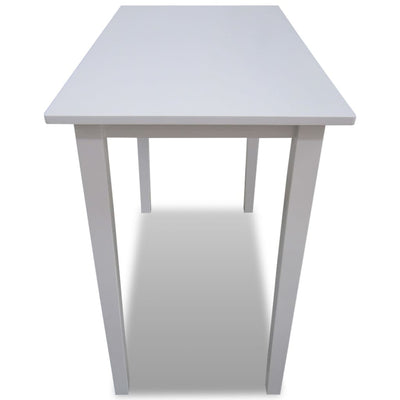 Wooden Bar Table White