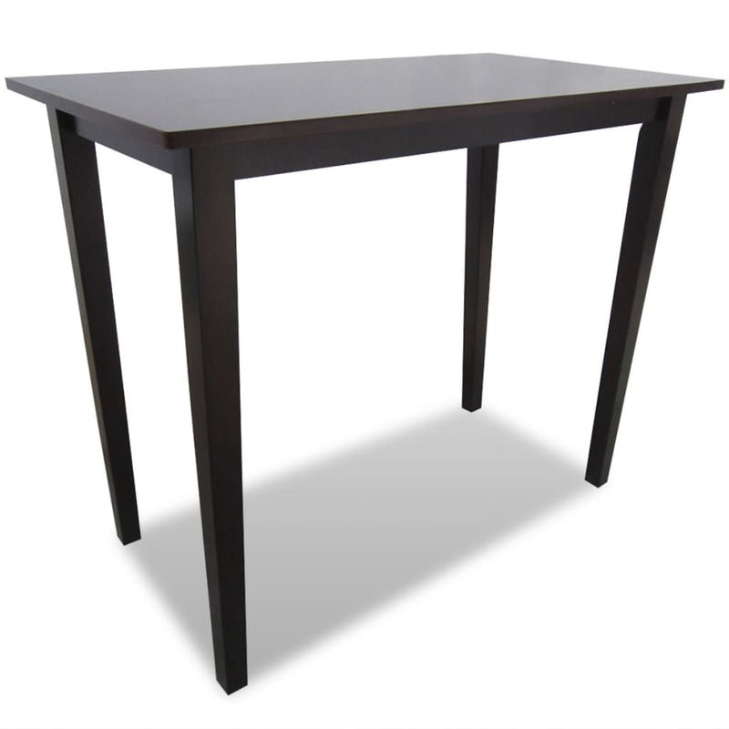 Wooden Bar Table Brown