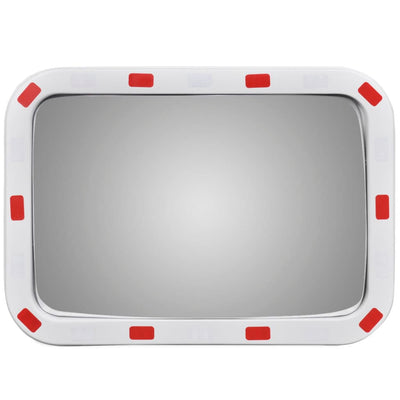 Convex Traffic Mirror Rectangle 40 x 60 cm with Reflectors