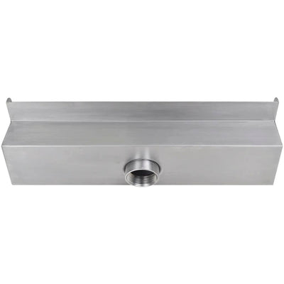 Rectangular Waterfall Pool Fountain Stainless Steel 45 cm