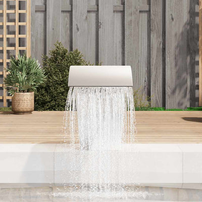 Garden Waterfall Pool Fountain Stainless Steel 45x30x60 cm