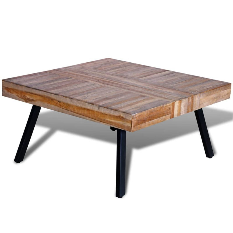 Coffee Table Square Reclaimed Teak Wood