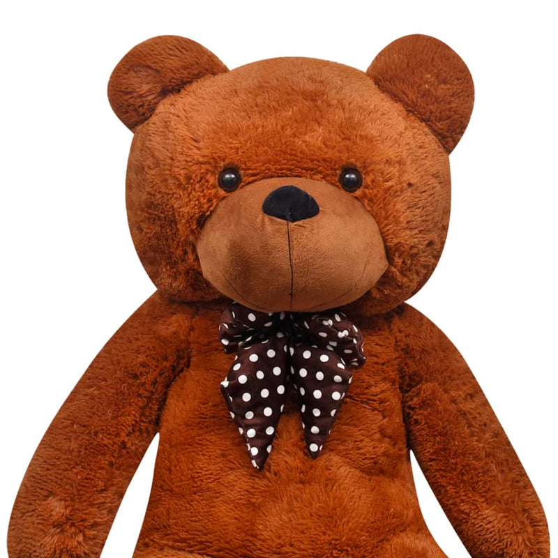 XXL Soft Plush Teddy Bear Toy Brown 135 cm