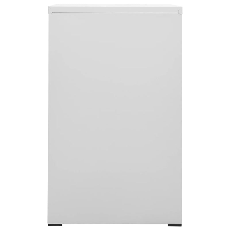 Filing Cabinet Light Grey 46x62x102.5 cm Steel