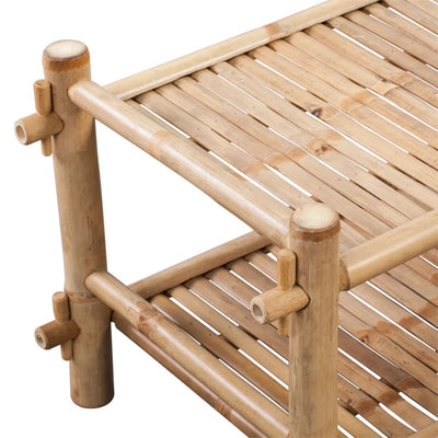 2-Tier Bamboo Shoe Rack