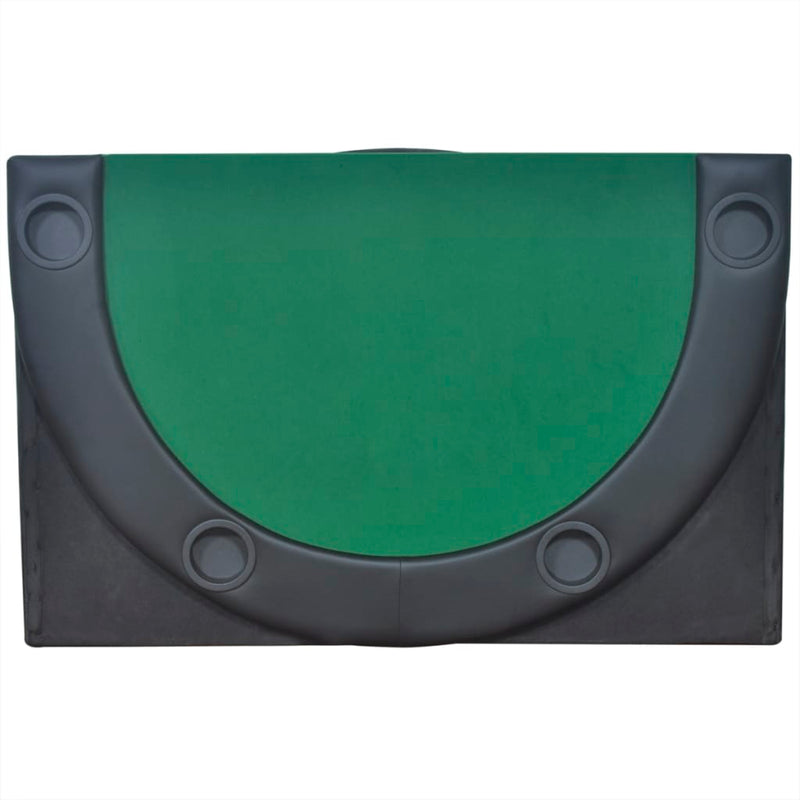 10-Player Foldable Poker Tabletop Green