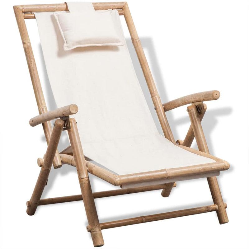 Outdoor Deck Chair Bamboo