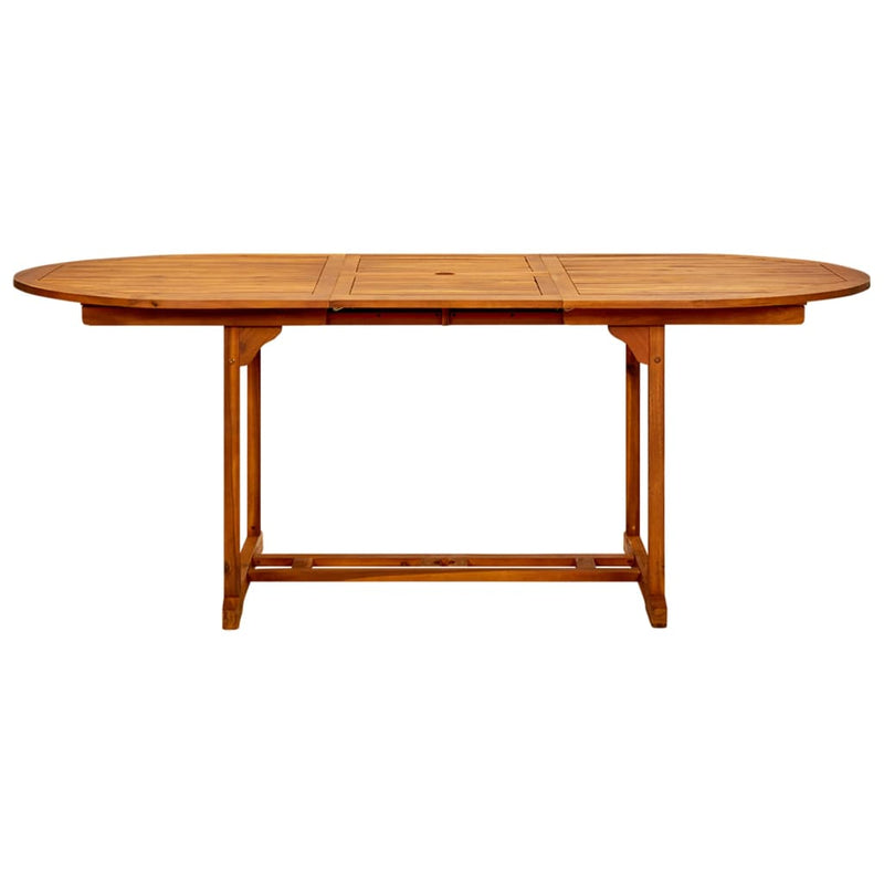 Garden Table 200x100x75 cm Solid Wood Acacia