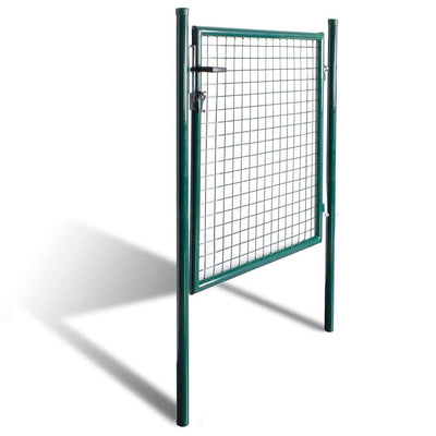 Single Door Fence Gate Powder-Coated Steel