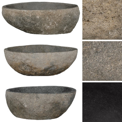 Basin River Stone Oval (29-38)x(24-31) cm