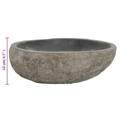 Basin River Stone Oval (29-38)x(24-31) cm