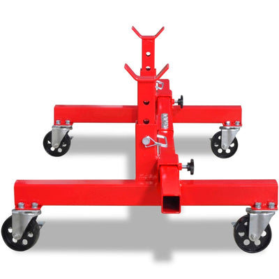 Mobile Axle Stand Red