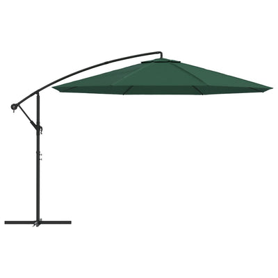 Cantilever Garden Parasol 3.5 m Green