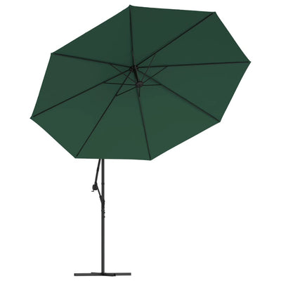 Cantilever Garden Parasol 3.5 m Green