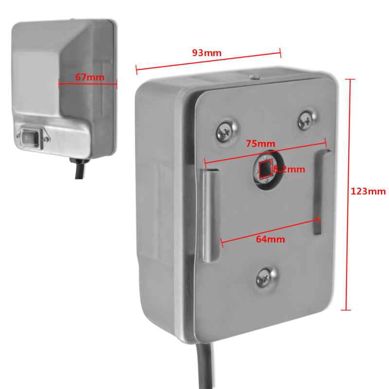 BBQ Rotisserie Spit Motor Stainless Steel 4 W