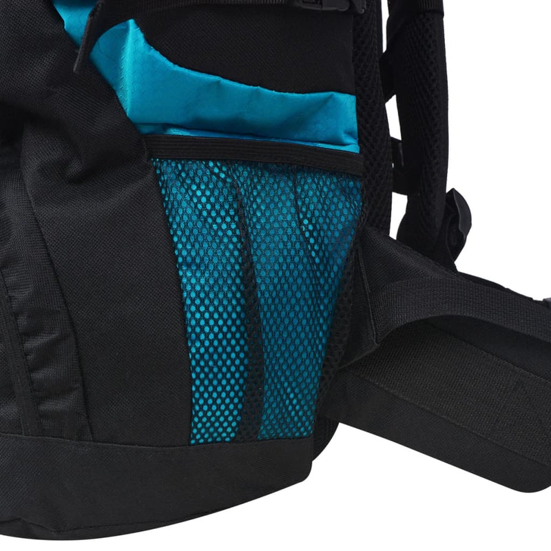 Hiking Backpack XXL 75 L Black and Blue