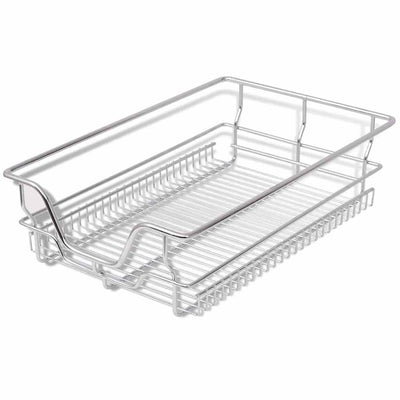 Pull-Out Wire Baskets 2 pcs Silver 400 mm