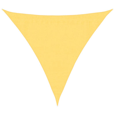 Sunshade Sail HDPE Triangular 3.6x3.6x3.6 m Beige