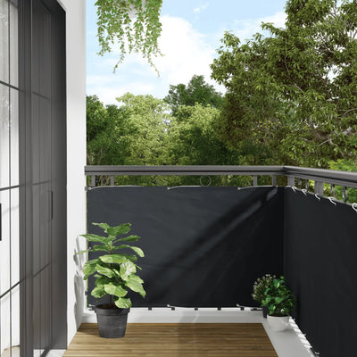 Balcony Screen Oxford Fabric 90x400 cm Anthracite