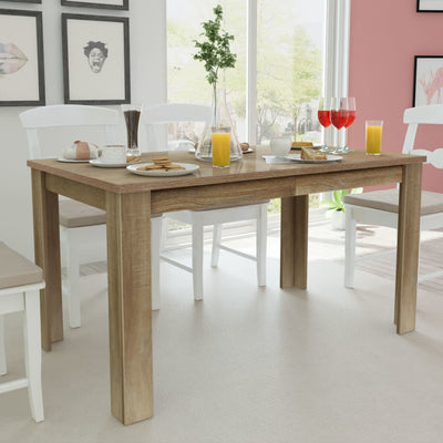 Dining Table 140x80x75 cm Oak