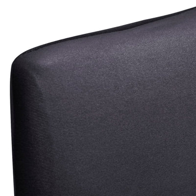 Straight Stretchable Chair Cover 4 pcs Anthracite